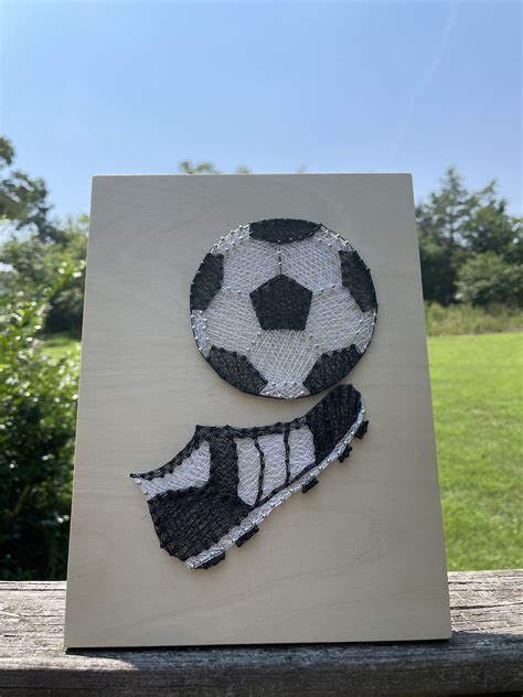 Soccer String Art Creative Art