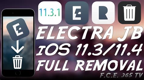 How To Remove Electra Jailbreak Ios 11 3 11 4 B3 And Start Fresh