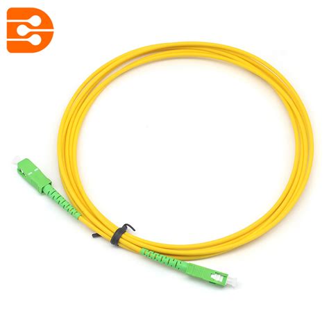 Factory Made Simplex Lc Apc To Lc Apc Sm Fiber Optic Patch Cord High