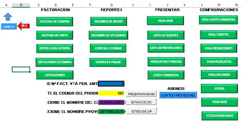 Sistema de Facturación e Inventario 28 Increíble Plantilla