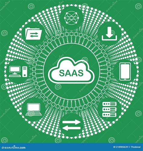 Concept Of Saas Stock Illustration Illustration Of Provider