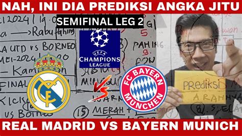 Real Madrid Vs Bayern Munich Semifinal Leg Liga Champions Eropa