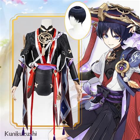 Genshin Impact Scaramouche Cosplay Kost M Erwachsenen Karneval Uniform