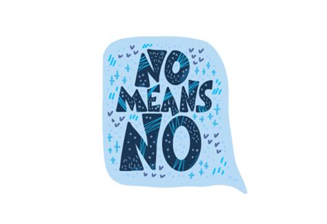 Meaning Vector Art Png No Means No Quote Placard Message Social Png Image For Free Download