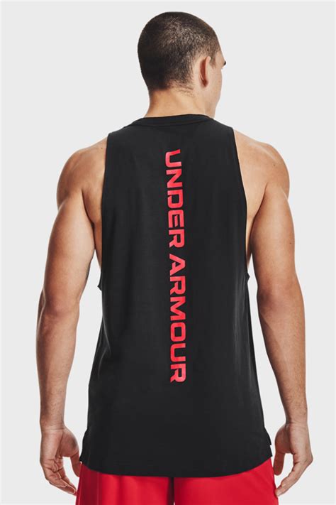 Майка мужская Under Armour UA BASELINE COTTON TANK черная 1361901-001 ...