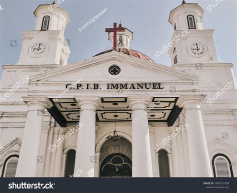 Church Western Indonesia Immanuel Protestan Indonesia Stock Photo ...