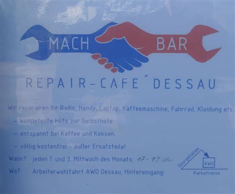 Repair Caf Awo Kreisverband Dessau Ro Lau E V