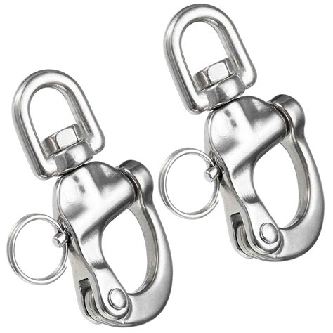 Five Oceans Swivel Eye Snap Shackle Pack Marine Grade