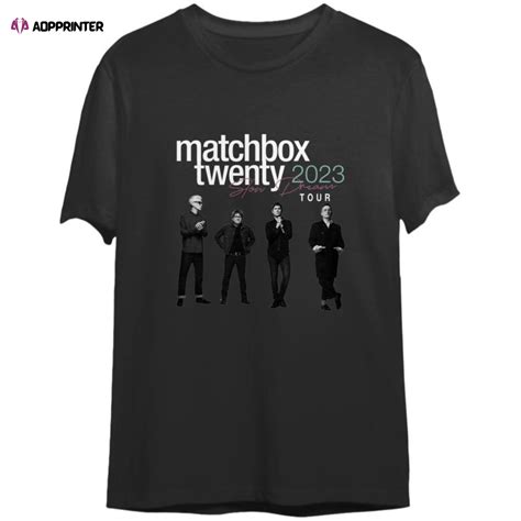 Matchbox Twenty Slow Dream Tour 2023 T Shirt Matchbox Twenty 2023
