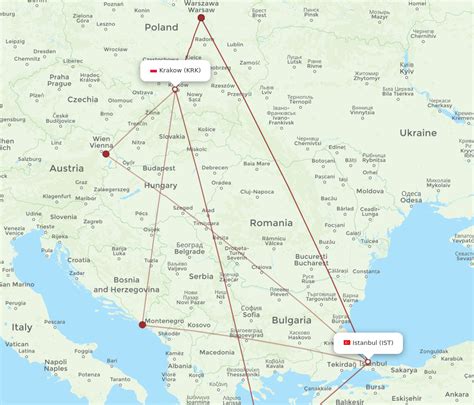 Flights From Krakow To Istanbul KRK To IST Flight Routes