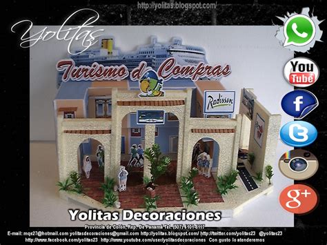 Yolitas Decoraciones Maqueta Turística Panamá