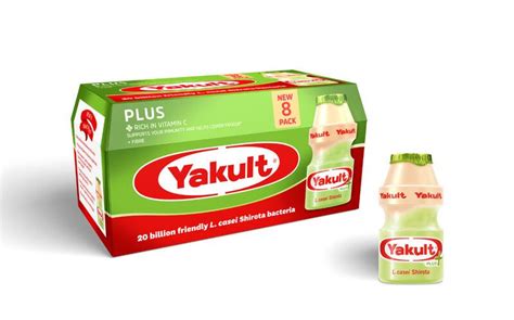 Vitamin Enhanced Probiotic Drinks Yakult Plus