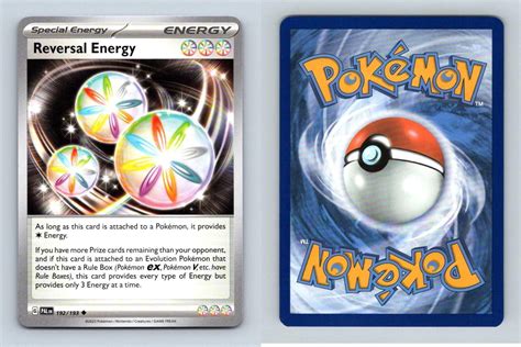 Reversal Energy 192 SV Paldea Evolved Uncommon Pokemon 2023 TCG Card