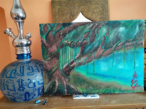 Painting – Forest Harp