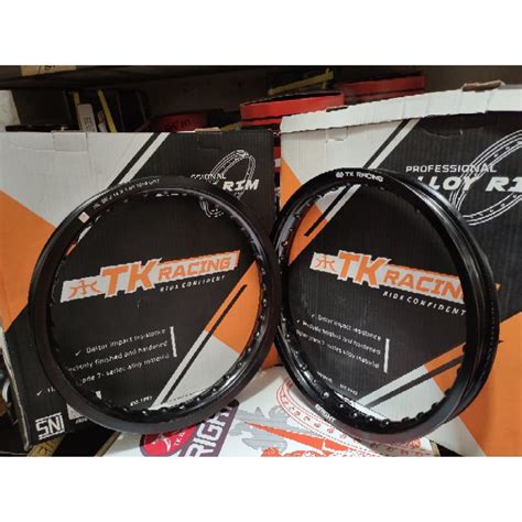 Jual Velg Tk Racing Bright Set Ring Hitam Gold Silver