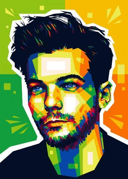 LOUIS TOMLINSON Poster Picture Metal Print Paint By Meekameel