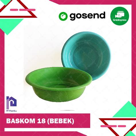 Jual BASKOM 18 BEBEK BAK AIR D 34CM WASKOM SERBAGUNA PLASTIK