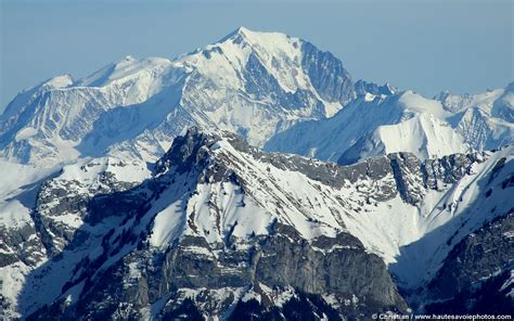 Fond D Cran En X Du Mont Blanc Vu Du Semnoz En Haute Savoie