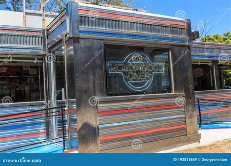 Hollywood Diner Entrance Baltimore Md Editorial Stock Image Image Of