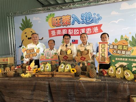 關廟鳳梨首批銷港 168噸封櫃 中華日報中華新聞雲