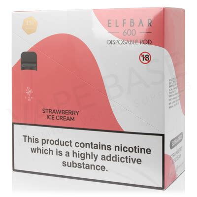 Strawberry Ice Cream Elf Bar 10mg Disposable Vape Elf Bar 10mg