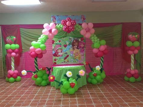 Decoraciones Strawberry Shortcake Party Shortcake Party Strawberry