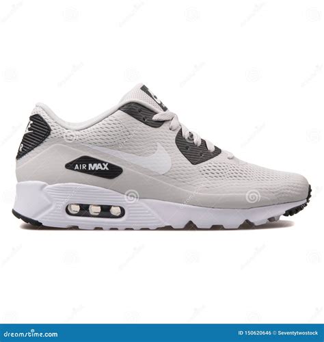 Nike Air Max 90 Ultra Essential Grey And White Sneaker Editorial Photo Image Of Laces Colour