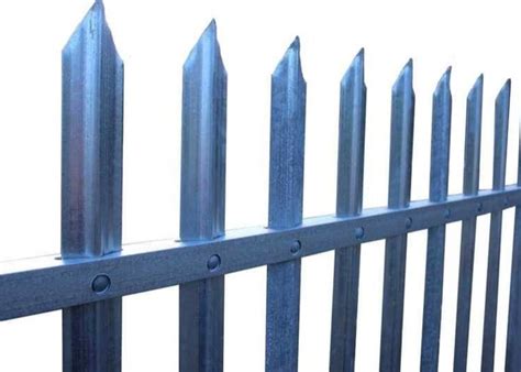 Hot Dipped Galvanized Steel Palisade Security Fencing M High