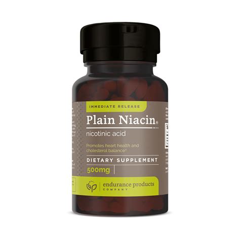 Buy Immediate Release Plain Niacin (Nicotinic Acid) 500mg - 100 tablets Online in Canada ...