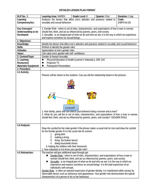 3 H8FH Ib 19 Lesson Plan For Mapeh DETAILED LESSON PLAN FORMAT DLP