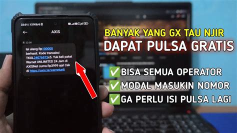 Pulsa Gratis Rb Cara Mendapatkan Pulsa Gratis Semua Operator