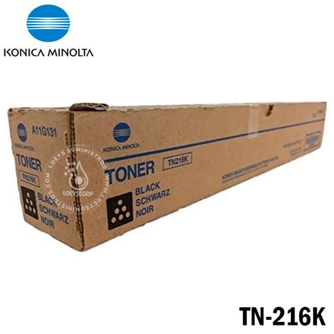 Toner Konica Minolta Tn K Black Bizhub C C Original Loeys