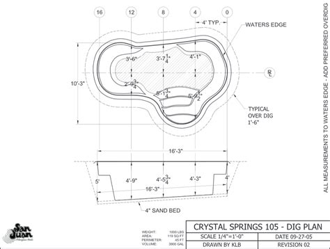 Crystal Springs Dig Plan Artistic Pools