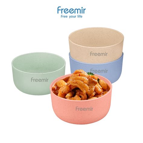 Jual Freemir Set Pcs Mangkok Buah Cm Wheatstraw Bowl Mangkuk