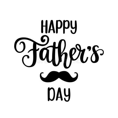 Happy Father S Day Vector Holiday Lettering Congratulations