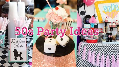 50s Party Ideas And Inspiration Diy L How To Youtube