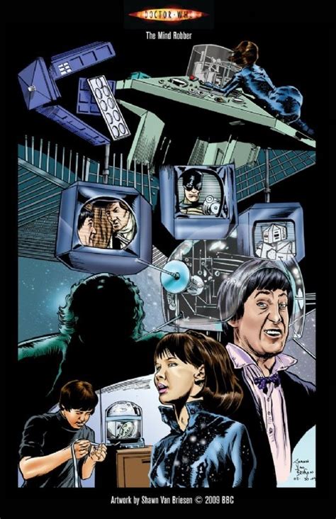 Doctor Who The Mind Robber Colour Comic Art Doctor Who Comics Doctor