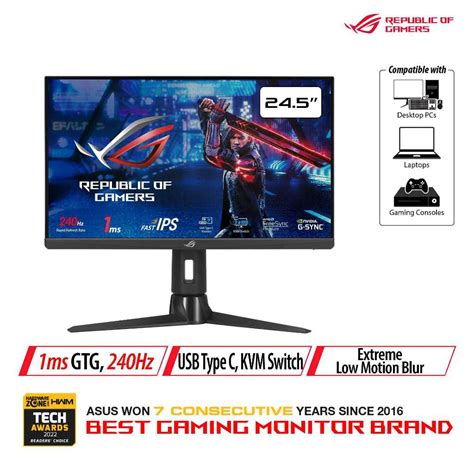 Asus 24 5 XG259CM ROG Strix Fast IPS FHD 240Hz 1ms Freesync GSync USB