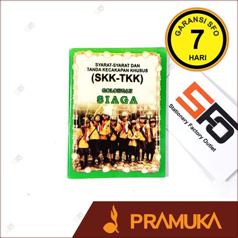 Jual Buku Syarat Syarat Dan Tanda Kecakapan Khusus Pramuka SKK TKK