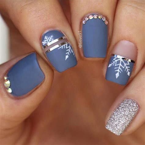 Beautiful Nails Arts Design For Winter In Nail Colors Winter