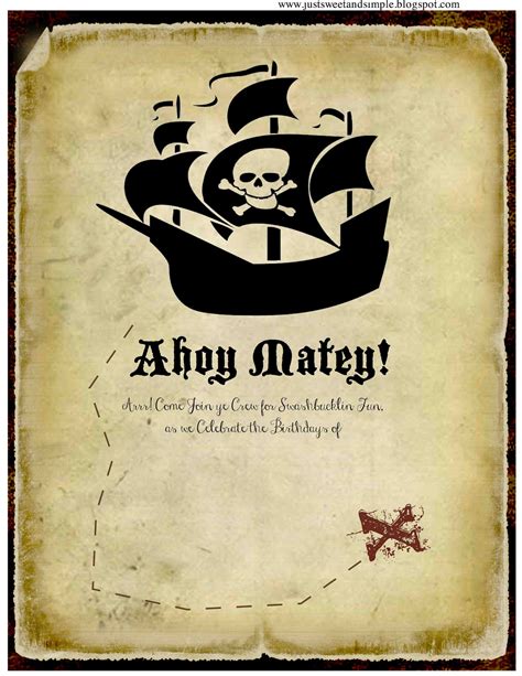 Adult Pirate Party Invitations