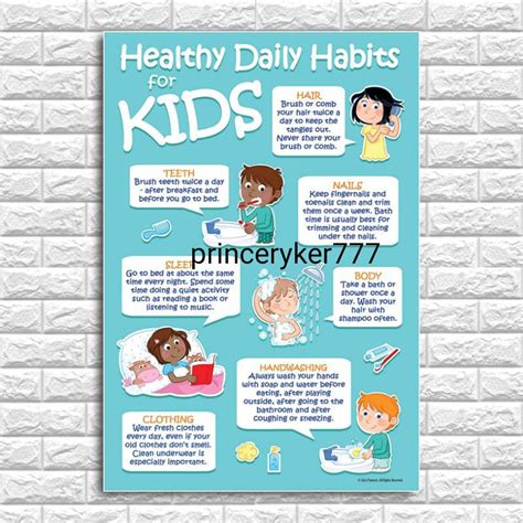 Laminated A4 Size Chart | Wash Your Hands, Stay Healthy, Hygiene Chart ...