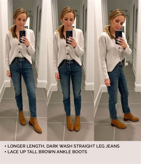 How To Wear Ankle Boots With Straight Leg Jeans Merricks Art