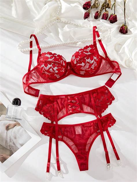 Women S Lace Lingerie Set Shein Usa