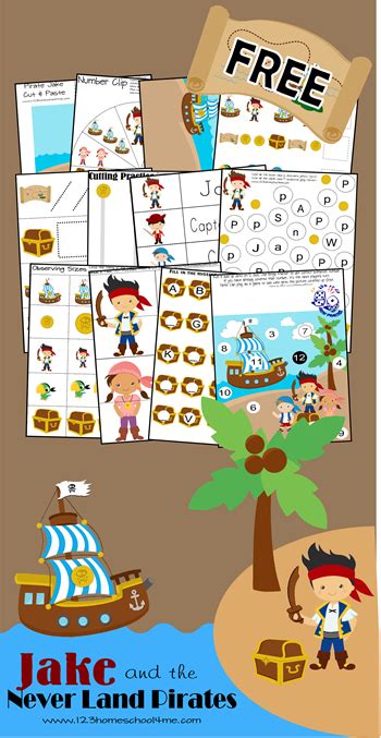 Pirate Themed Printables And Crafts