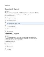 Module 5 Quiz Docx Module 5 Quiz Question 1 1 Point Saved There Are