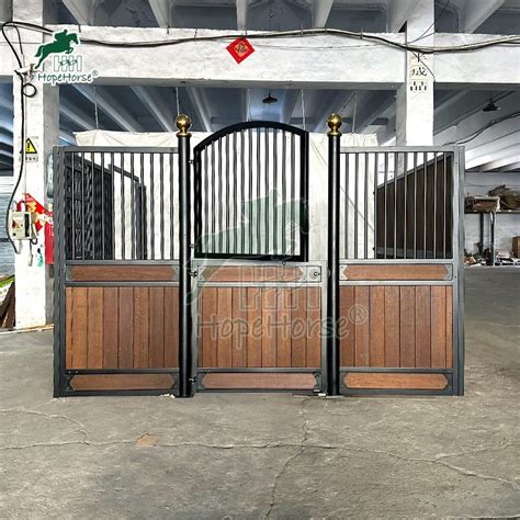 Metal Frame Prefab Horse Stables Equipment With Hdg Finish Permanent