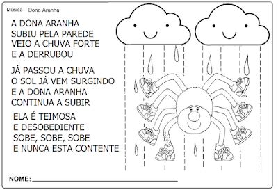 Atividades a dona aranha – Artofit