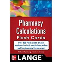 Pharmacy Calculations Flash Cards A Z Bookstore