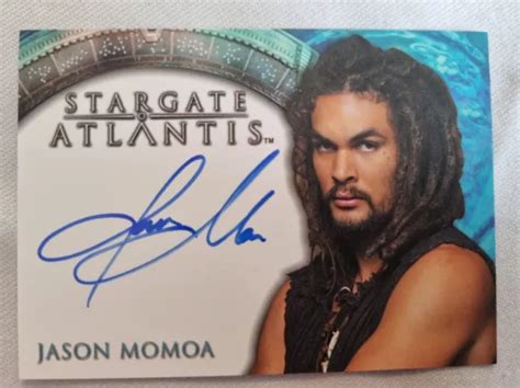 Jason Momoa As Ronon Dex Stargate Atlantis Limited Edition Autograph